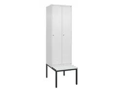 locker voor scheiding van kleding,HxBxD 2120x600x815mm,2vak