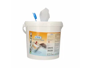 CMT Desinfectie wipes XL wit 14019N Emmer à 680 Wipes - 5
