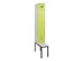 locker met bank,voor scheiding van kleding,HxBxD 2120x300x815mm,1vak