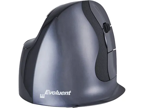 Evoluent D Ergonomische muis draadloos rechts Antraciet Large