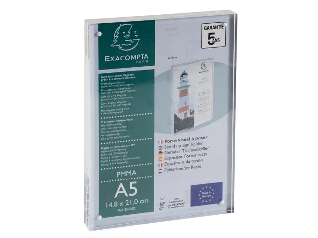 Tafelstandaard magnetische sluiting A5