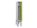 locker voor scheiding van kleding,HxBxD 2120x300x500mm,1vak
