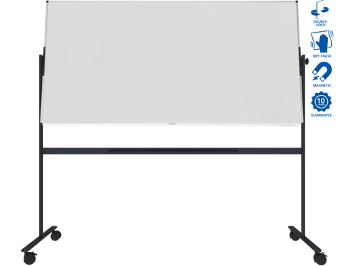 Legamaster UNITE kantelbaar Whiteboard 100x200cm zwart onderstel