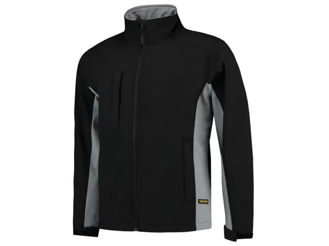 Tricorp 402002 TJ2000 Bicolor softshell, zwart/grijs, maat L, per stuk