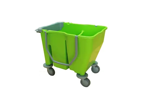 Emmer op wielen dubbel zonder pers 2x15 liter