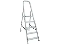 aluminium beugelladder eenzijdig 5treden stand H 0 995m aluminium