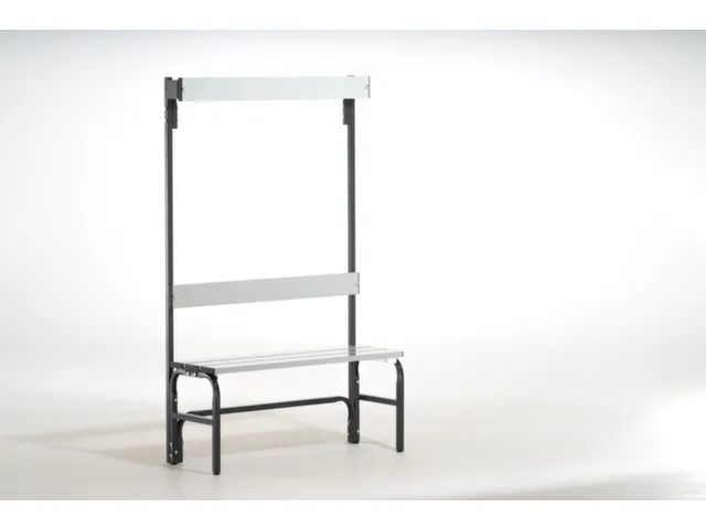 omkleedbank,HxLxD 1670x1015x375mm,alu. lijsten,RAL7016
