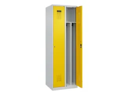 locker voor scheiding van kleding,HxBxD 1850x600x500mm,2vak