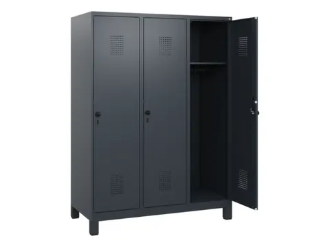 schoollocker,HxBxD 1630x1200x500mm,3vak,vak B 400mm,draaigrendel