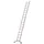 ladder,eenzijdig,16,verstevigde treden,balk L 4,22m,aluminium