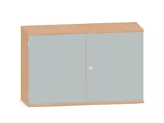 Kantoorkast 770x1200x430mm Decor Romp Beuken Decor Front Lichtgrijs