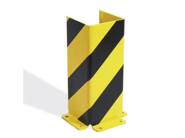 Aanrijdbeveiliging H 1200Mm U-Profiel Dikte 6Mm Plaatstaal Geel/zwart