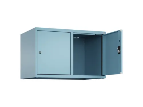 opzetkast,v. locker,2vak.,vak B 400mm,HxBxD 500x800x500mm,cilinderslot