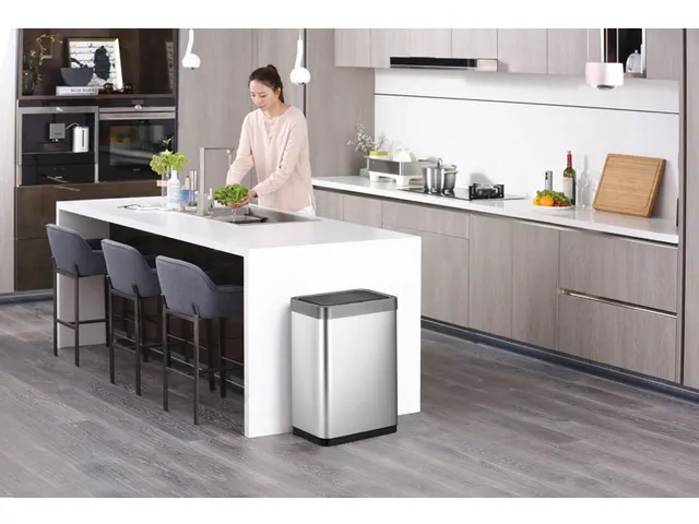 Afvalbak Mirage X Sensor Bin 47 Liter mat RVS