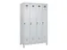 locker voor scheiding van kleding,HxBxD 1950x1200x500mm,4vak