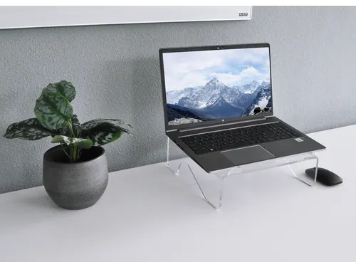 Acryl Laptopstandaard Transparant voor Laptops tot 17 Inch