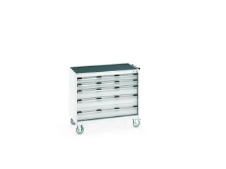 ladekast HxBxD 980x1050x650mm 5laden romp RAL7035 front RAL7035 - 8