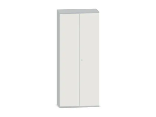kantoorkast,HxBxD 1920x800x430mm,decor romp lichtgrijs,decor front wit