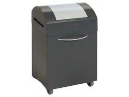 Afvalbak 45 Liter 650x380x320mm Plaatstaal 2 Wielen Klep Grijs