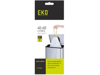 EKO Afvalzak type F 40 - 60 liter Doos 6 x 12 zakken - 3