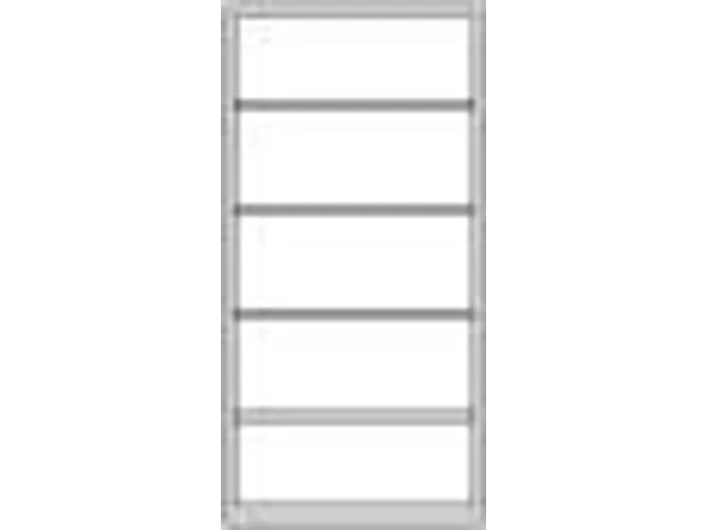 veiligheidskast voor op kantoor,HxBxD 1950x1200x500mm,4niveaus,5 OH