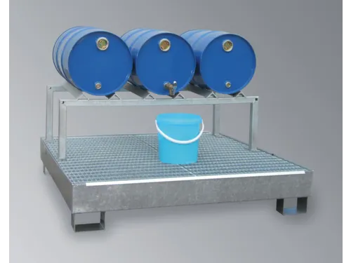 Vatenbok Staal 1230x650x350mm Voor 3x60l Vatensteun Hoekprofiel