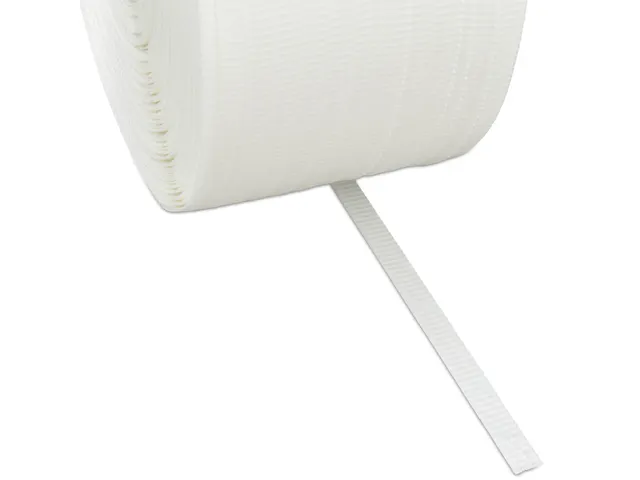 Omsnoeringsband Textiel 16.0x0.80mmx850mtr Wit