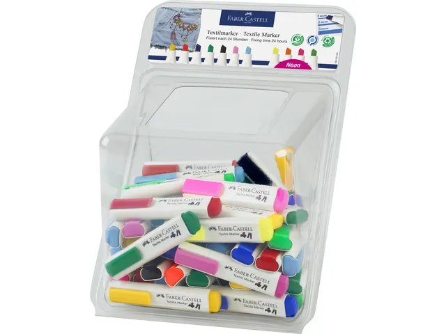 Textielmarker Faber-Castell display 60stuks