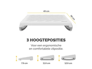 Voetensteun Fellowes Breyta wit - 5