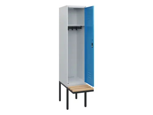 locker met bank,HxBxD 1950x400x815mm,1vak,vak B 400mm,cil.-slot