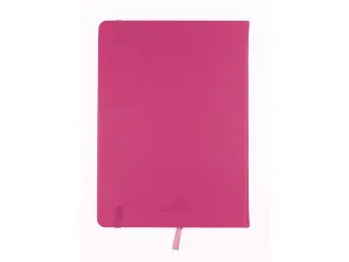 Schetsboek Kangaro A5 hot pink PU HC 80 vel 140gr roomwit met elastiek - 5
