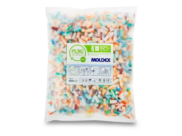 Moldex 786001 Spark Plugs 35 dB Refill Pack 500 paar