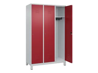 locker,HxBxD 1950x1200x500mm,3vak,vak B 400mm,cil.-slot,voeten - 2
