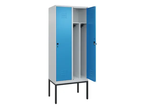 locker voor scheiding van kleding,HxBxD 2120x800x500mm,2vak