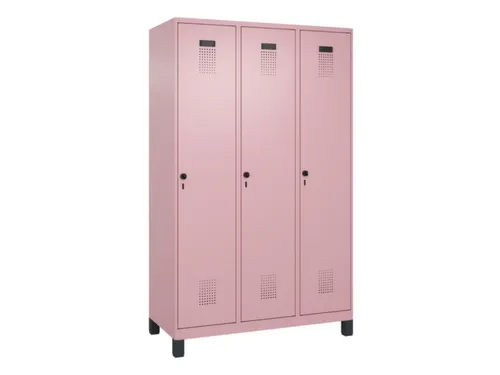 locker voor scheiding van kleding,HxBxD 1950x1200x500mm,3vak