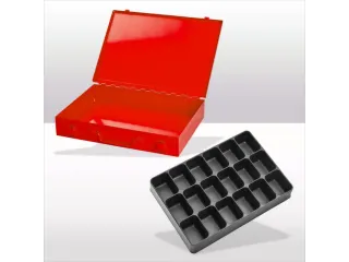 assortimentskoffer,HxBxD 50x335x240mm,18vakken - 1