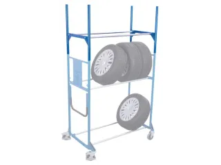 Etage Voor Bandenstelling/-Steekwagen H X B X D 704x 1225x 646mm - 3