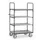 Etagewagens 4 Etages 8301 Ral7016 600kg 1000x600mm Hout