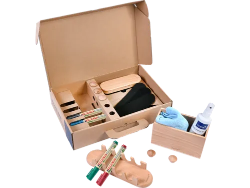 Whiteboard accessoire starter kit Legamaster WOODEN 17 stuks