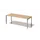 In hoogte verstelbaar bureau,HxBxD 650-850x2000x800mm,blad esdoorn