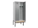 locker met bank,voor scheiding van kleding,HxBxD 2120x800x815mm,2vak