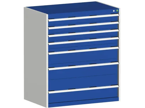 Ladekast 1200x1050x750mm 7laden 75kg Kleur Ral3004