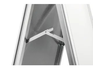 Stoepbord Aluminium Fold Outdooor A1 metaal zilver - 9