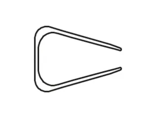 OUTLET 25 Serodo bindruggen 12mm zwart - 2