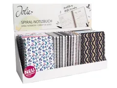 Display Jolie inspire A5 spiraal lijn. 8xSI-SY553. 8x SI-SY554. 8x SI-