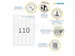 HERMA 4210 Verwijderbare etiketten A4 38,1x12,7mm Wit 2750 stuks