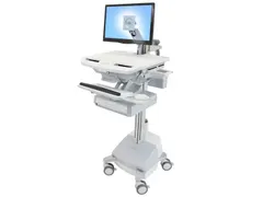 Ergotron SV44-1211-C multimediawagen & -steun Aluminium Grijs Wit