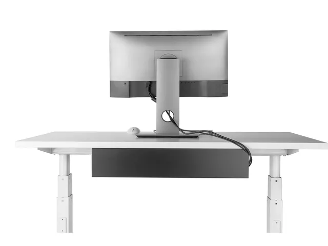 Kabelmanagement Kabelgoot Onder het Bureau Zwart