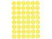 Agipa Kortinglabel -30%, geel, 192 stuks, verwijderbaar - 1