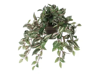 Kunstplant Mica Tradescantia hangend groen 45x25cm - 6